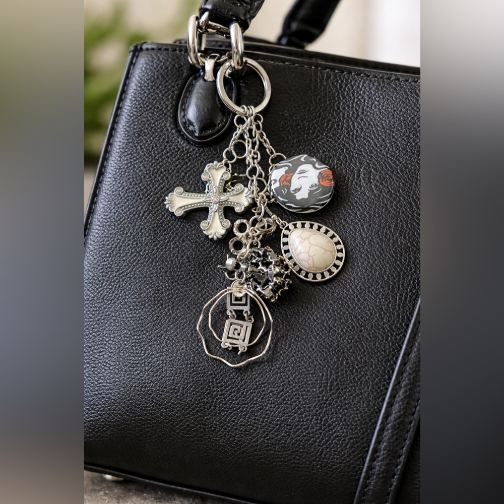 Repurpose handmade purse charms